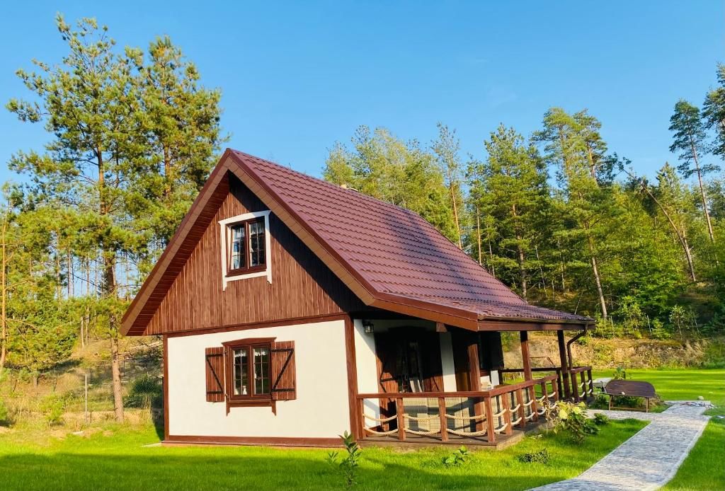 Дома для отпуска Domek na Kaszubach nad Jeziorem Kłodno-23