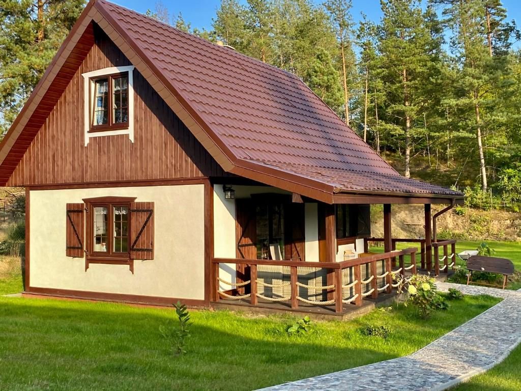 Дома для отпуска Domek na Kaszubach nad Jeziorem Kłodno