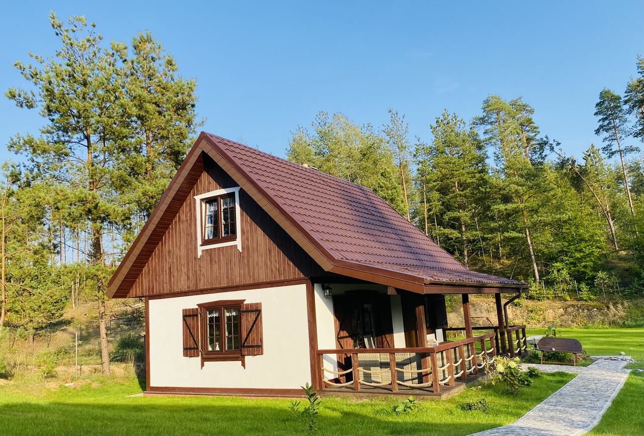 Дома для отпуска Domek na Kaszubach nad Jeziorem Kłodno